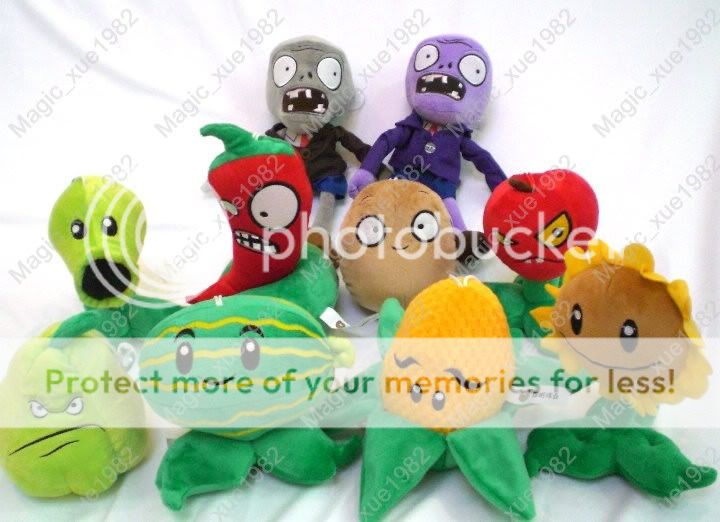 Plantas vs zombies - los muñecos en peluche y mas - Plantas vs zombies - los muñecos en peluche y mas -