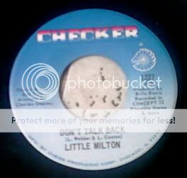 Little Milton - Don't Talk Back/baby I Love You