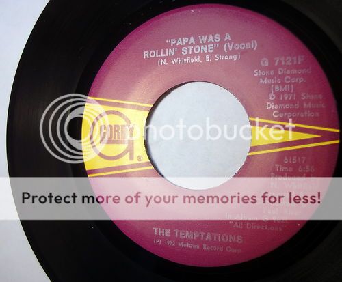 Temptations - Papa Was A Rolling Stone (voc & Instru.)