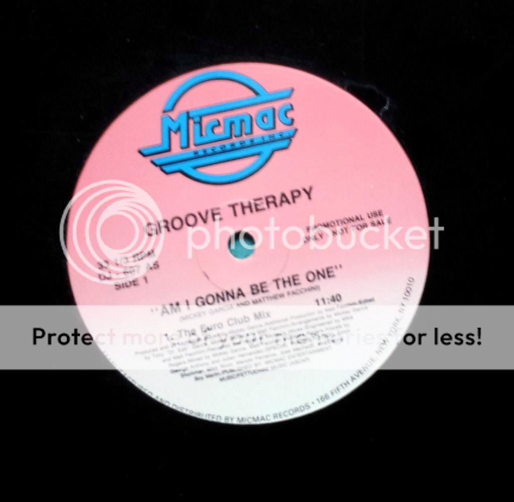 Groove Therapy - Am I Gonna Be The One (dj Promo Copy)