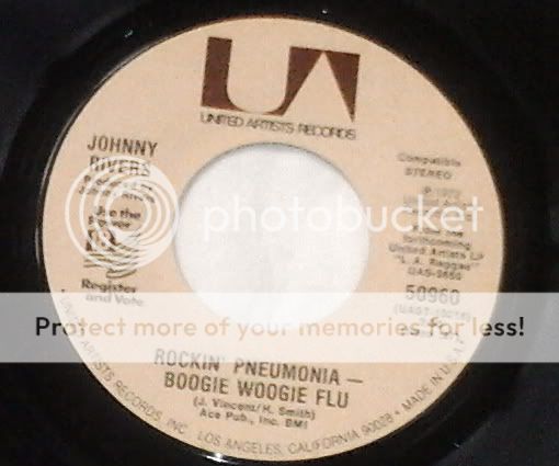 Johnny Rivers - Rockin Pneumonia-boogie Woogie Flu/come Home America