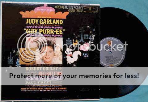 Judy Garland/robert Goulet - Gay Purr-ee LP