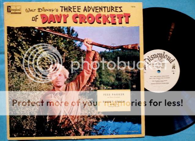 Buddy Ebson-fess Parker - Walt Disny's Three Adventures Of Davy Crockett