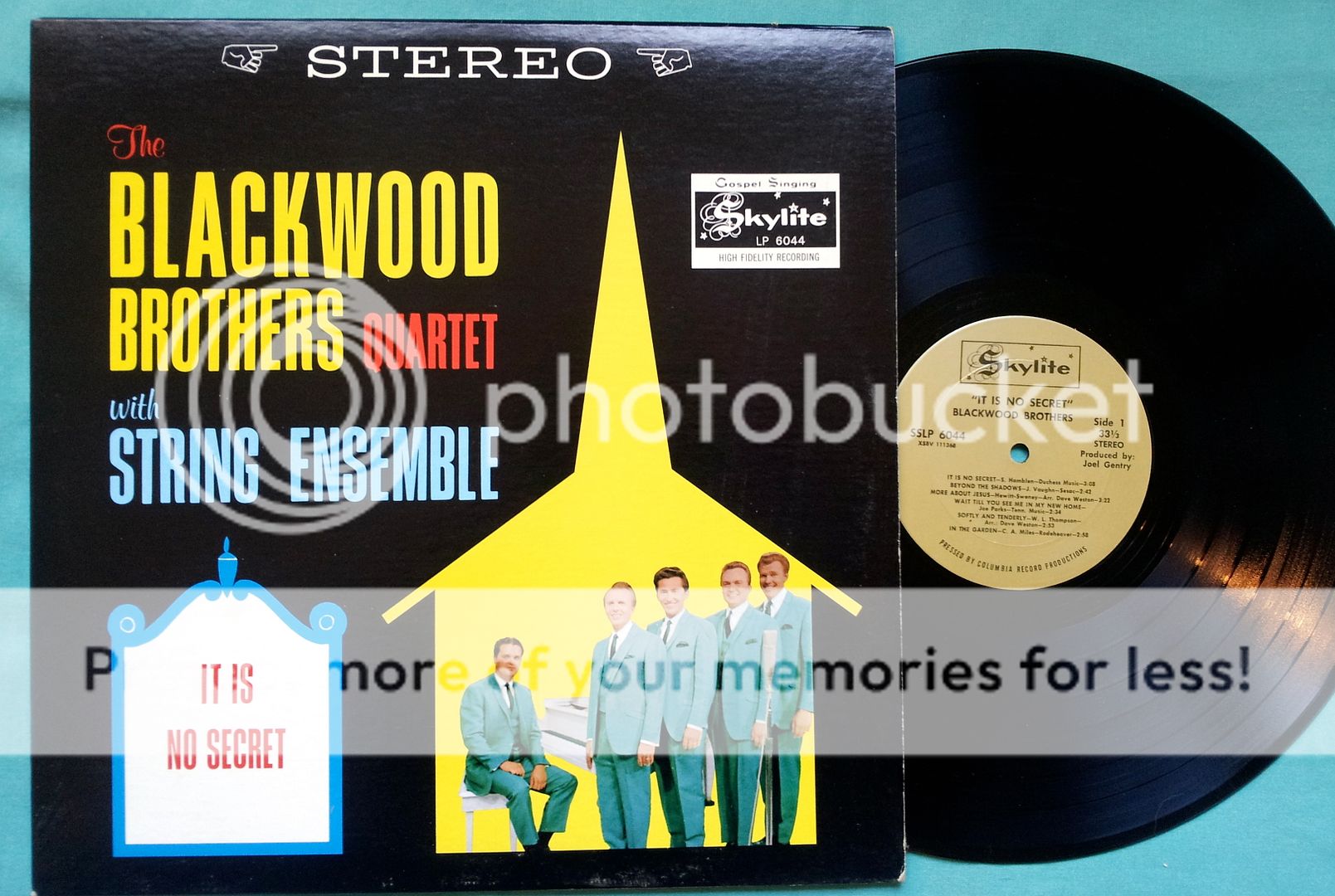 Blackwood Brothers Quartet - It Is No Secret