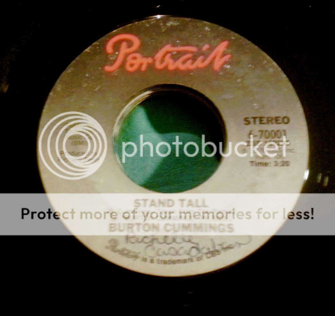 Burton Cummings Stand Tall Records, LPs, Vinyl and CDs MusicStack