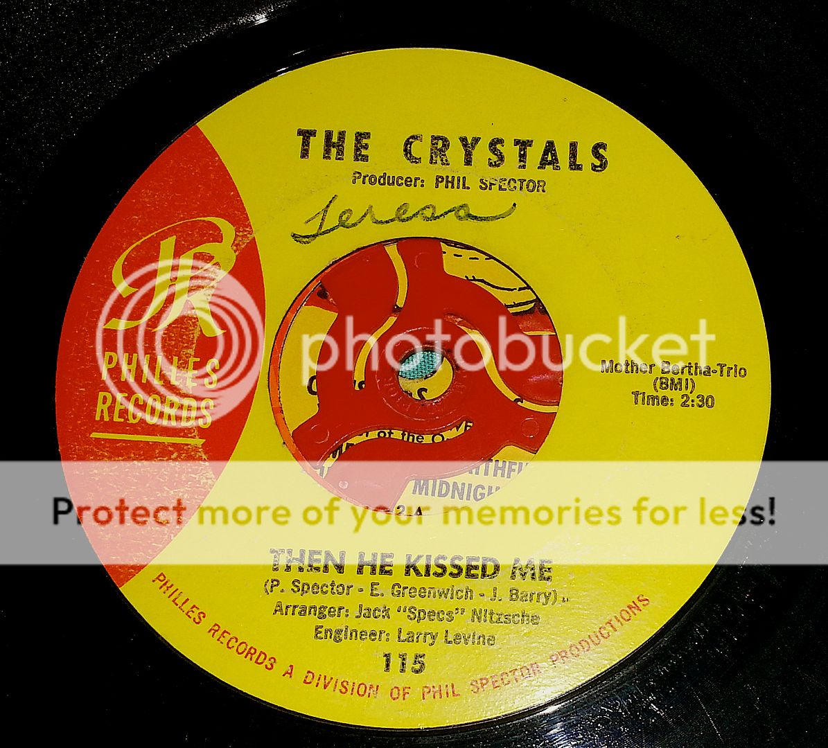 Crystals - Then He Kissed Me/brother Julius